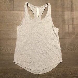 The Group Babaton Gray Racer Back Tank Top